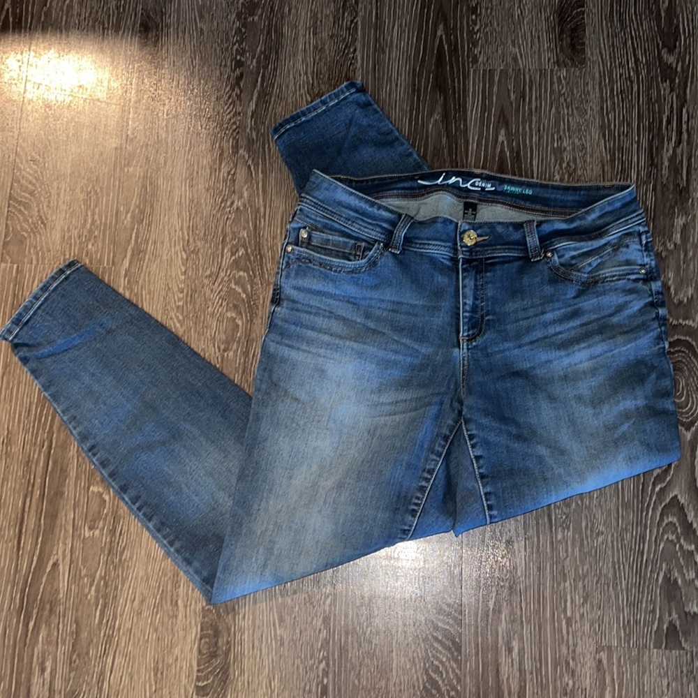 INC Skinny Leg Curve Fit Jeans